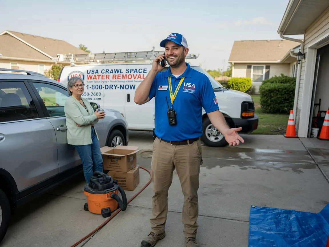 Crawl Space Water Removal Gurdon, AR FAQs